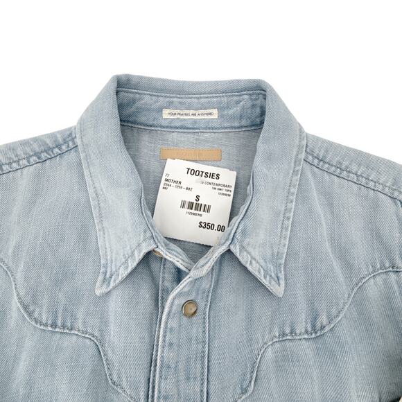 MOTHER The Ex Rodeo Shirt in Birds and Bees S - Picture 5 of 12